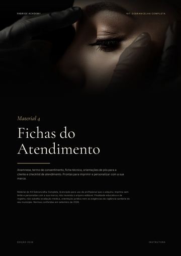 Capa do material Fichas do Atendimento